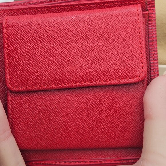 Louis Vuitton  Red Bifold Small Wallet - Picture 7 of 17